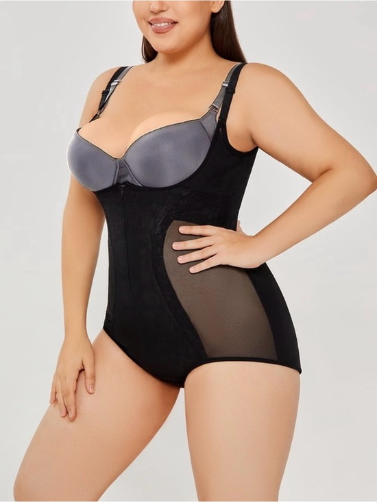 Scacto Other - Scacto Plus Size Shapewear Bodysuit Open Bust Tummy Control Butt Lift